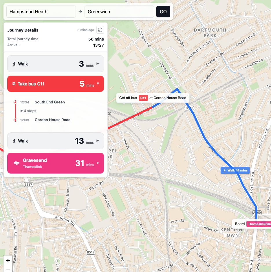 London Raptor screenshot 1